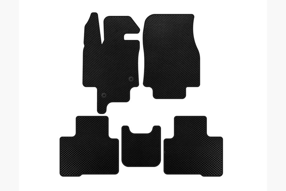 Toyota Highlander 2019- Tapis de sol EVA (2 Rangées, 7 Places, Noir) Image