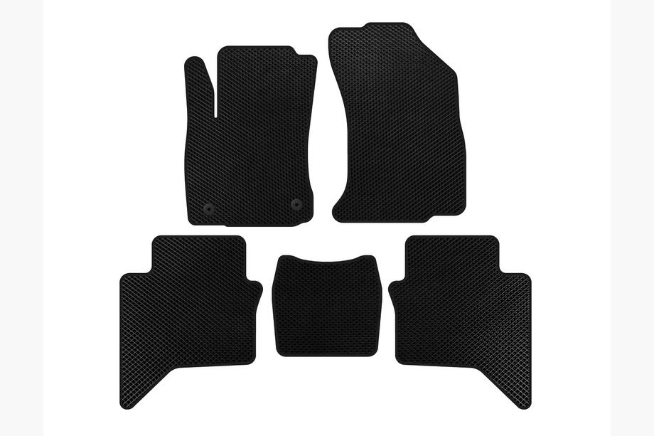 Toyota Hilux 2015- Tapis de sol EVA (noirs) Image