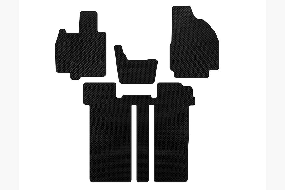 Toyota Previa 2006-2019 Tapis de sol EVA (2 Rangées, 6 Places, Noir) Image