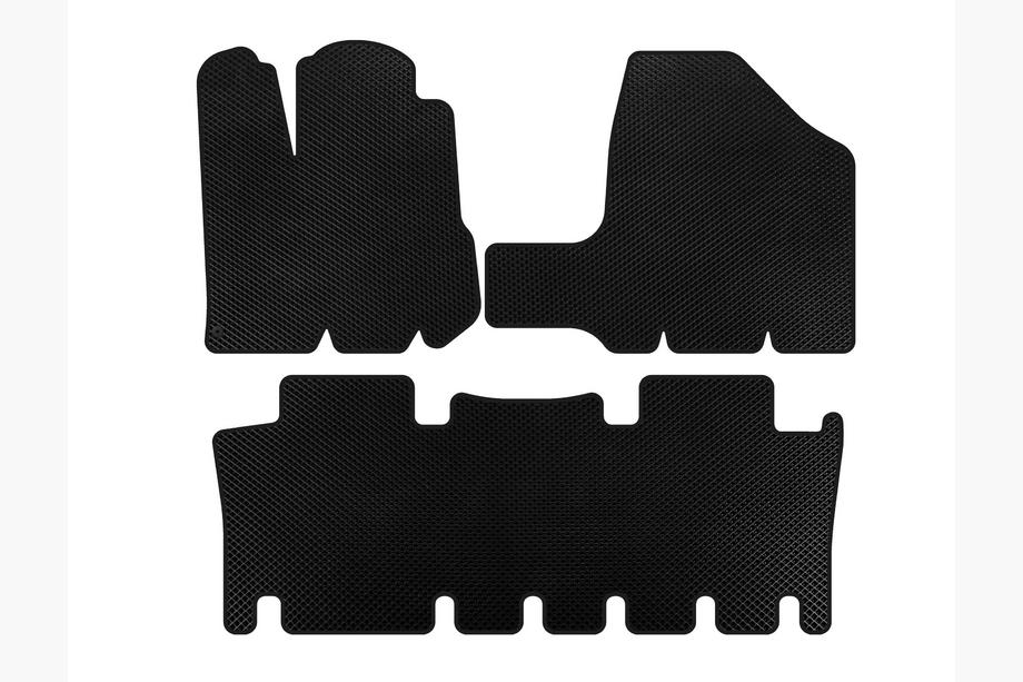 Toyota Sienna 2003-2009 Tapis de sol EVA (2 rangées, noir) Image