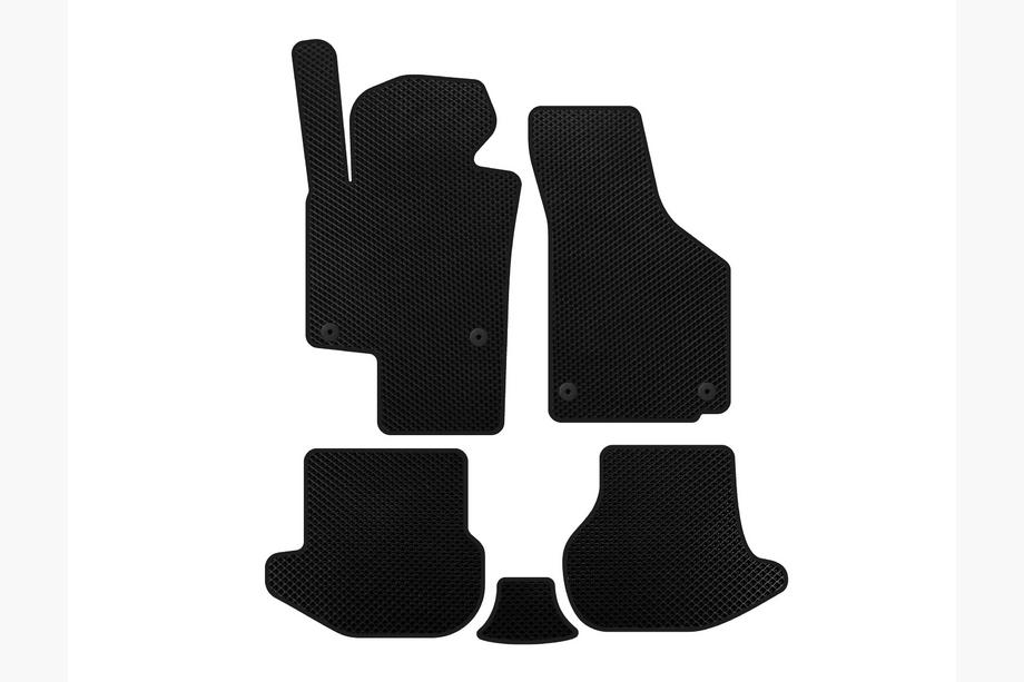Volkswagen EOS 2006-2011 Tapis de sol EVA (noirs) Image