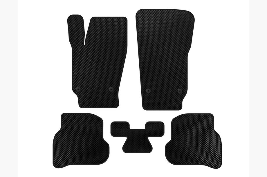 Volkswagen Polo 2010-2017 Tapis de sol EVA (HB, 3/5 portes, Noir) Image