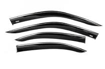 Opel Mokka 2021- Déflecteurs de vitres avec moulure chromée (4 pcs, Niken) photo 1