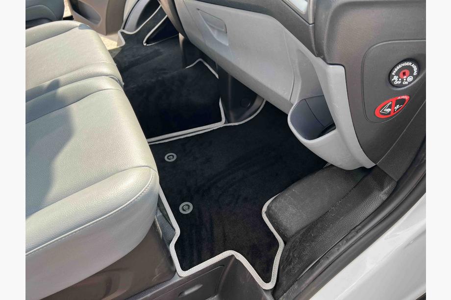 Ford Custom 2013-2022 Tapis de sol textile Premium (Avant, Noir) Image