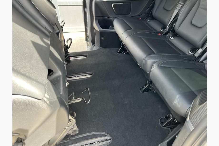 Mercedes Vito/V-class W447 2014- Tapis de sol textile Premium V-class ExtraLong 2 latéraux (Retrait uniquement, Set complet, Noir) Photo 3