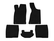 Audi 80/90 1987-1996 Tapis de sol textile Premium (1987-1991, Sedan, noirs) photo 1