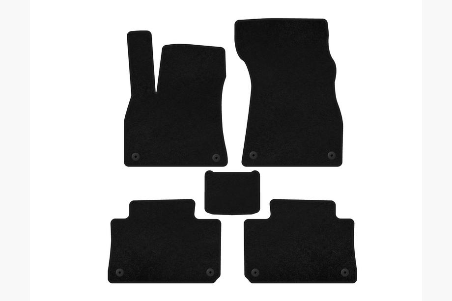 Audi e-Tron 2018-2022 Tapis de sol textile Premium (Noir) Image