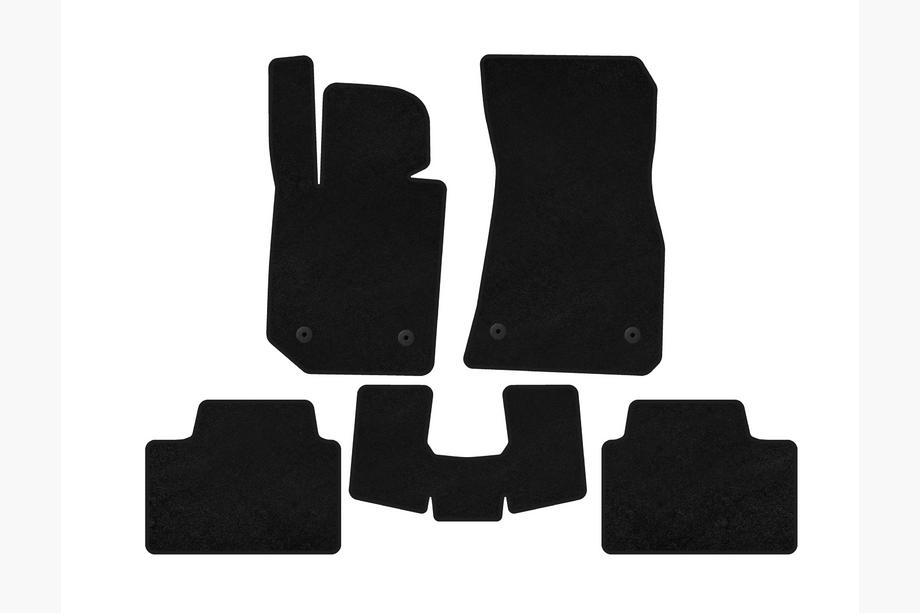 BMW 3 Series G20/G21 2018- Tapis de sol textile Premium (noir) Image