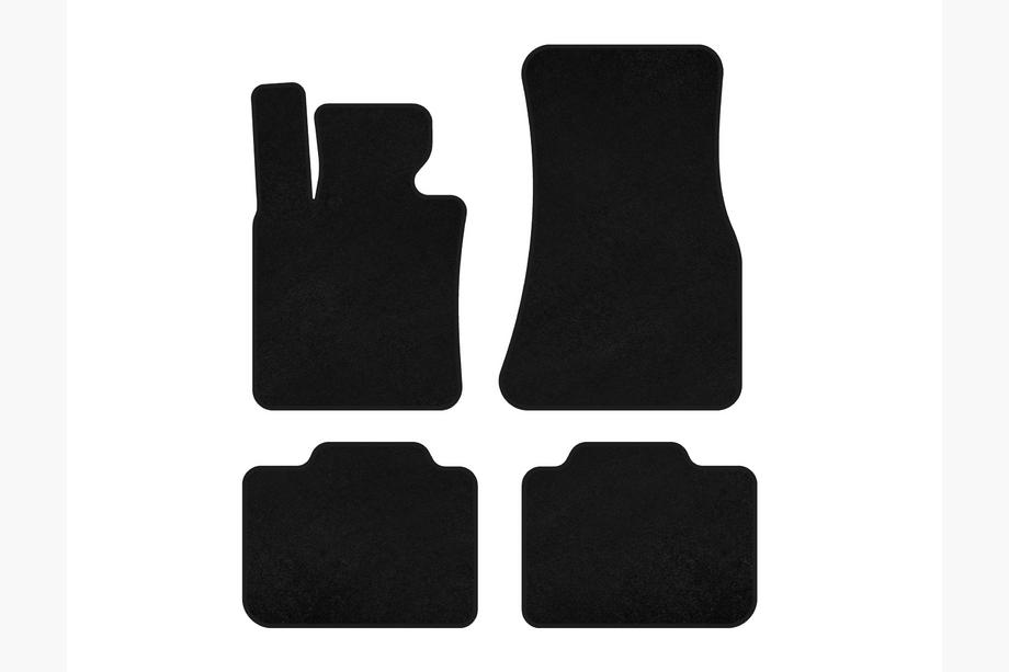 BMW 6 Series G32 2017- Tapis de sol textile Premium (Noir) Image