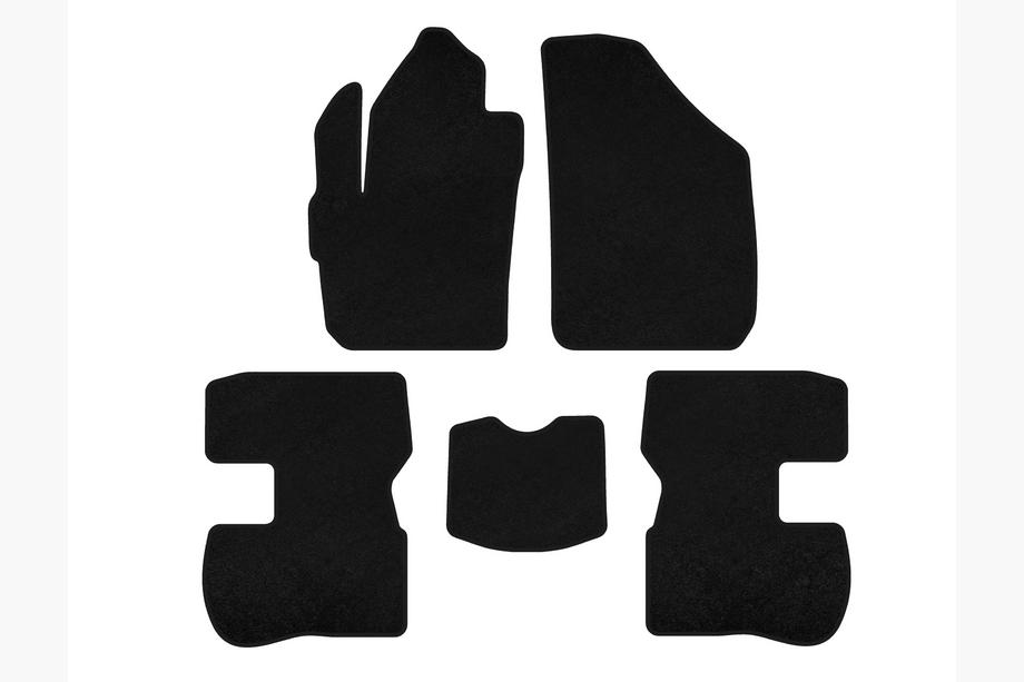 Chery Kimo 2007-2015 Tapis de sol textile Premium (Noir) Image