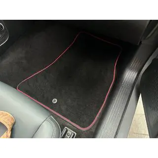 Tapis de sol textile Premium (Coupé, Noir) photo 2