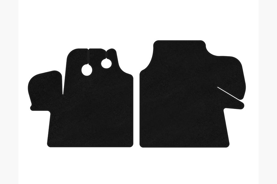 Fiat Ducato 1995-2006 Tapis de sol textile Premium (2002-2006, Noir) Image