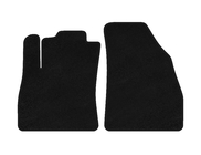 Fiat Fiorino/Qubo 2008-2024 Tapis de sol avant en textile Premium (Noir) photo 1