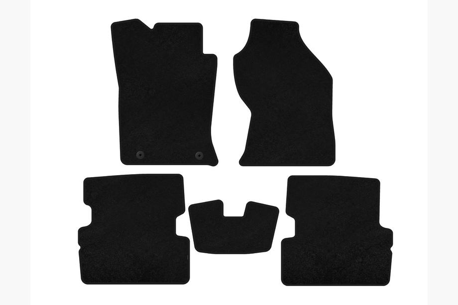 Ford Focus I 1998-2005 Tapis de sol textile Premium (2001-2005, SW, Noir) Image