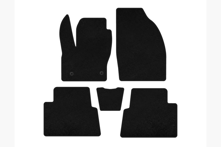 Ford Kuga 2008-2013 Tapis de sol textile Premium (Noir) Image