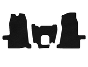 Ford Transit 2000–2014 Tapis de sol textile Premium (2000-2006, 1+1, Boîte manuelle, Noir) photo 1