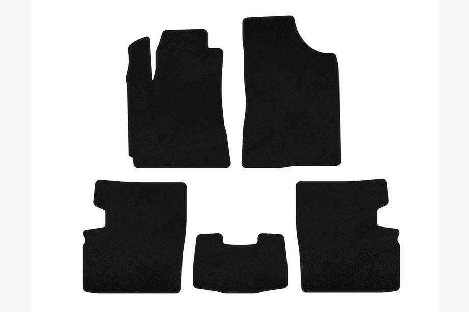 Geely Emgrand EC7 2009- Tapis de sol textile Premium (2009-2014, HB, 5 portes, Noir) Photo 2
