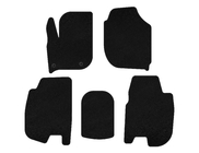 Honda FIT/Jazz 2014–2020 Tapis de sol textile Premium (HB, Noir) photo 2
