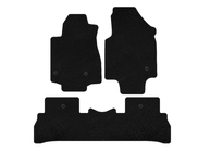 Honda Pilot 2008-2015 Tapis de sol textile Premium (2008-2012, 7 places, Noir) photo 2