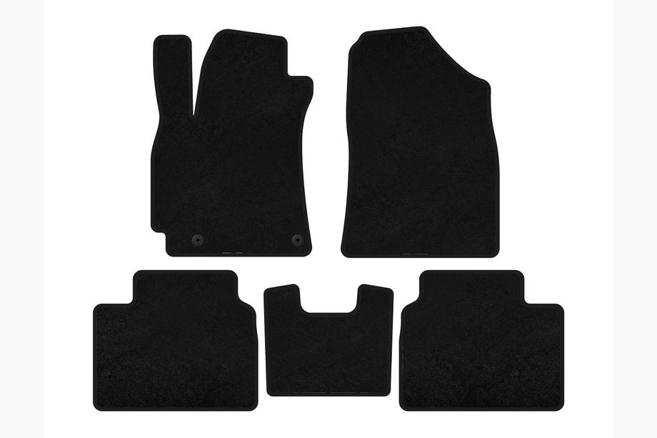 Hyundai Elantra (CN7) 2020- Tapis de sol textile Premium (SD, Noir) Image