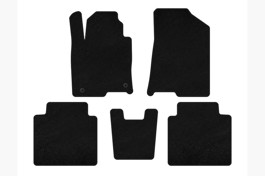 Hyundai Grandeur 2017- Tapis de sol textile Premium (SD, Noir) Image
