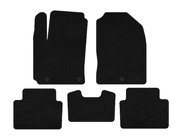 Hyundai Kona 2017-2023 Tapis de sol textile Premium (2017-2020, Essence, Noir) photo 1