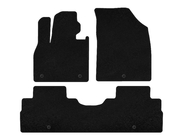 Hyundai Palisade 2018-2025 Tapis de sol textile Premium (2 rangées, 8 places, Noir) photo 2