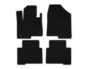 Hyundai Santa Fe 4 2018-2023 Tapis de sol textile Premium (2 rangées, pour Grand, Noir) photo 2