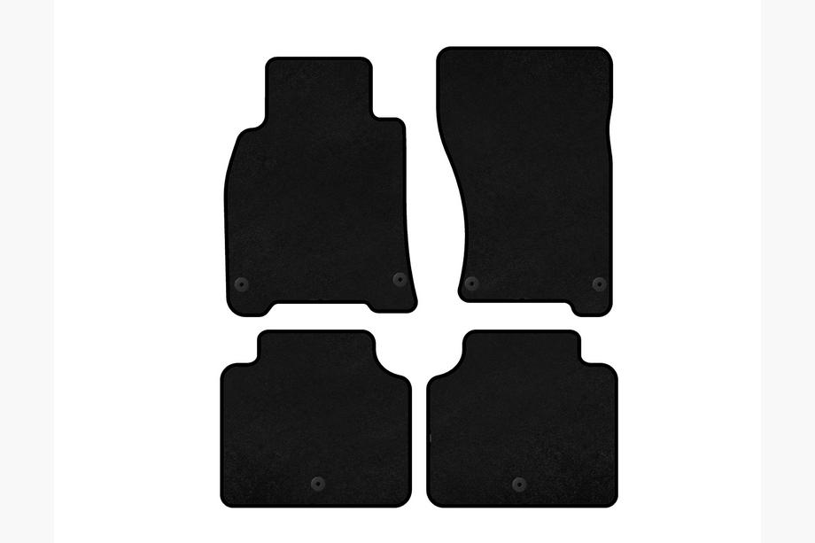 Infinity M35/37/45 2003-2014 Tapis de sol textile Premium (Pour M37, noir) Image