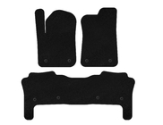 Infiniti QX56 2010-2013 Tapis de sol textile Premium (2 rangées, Noir) photo 1
