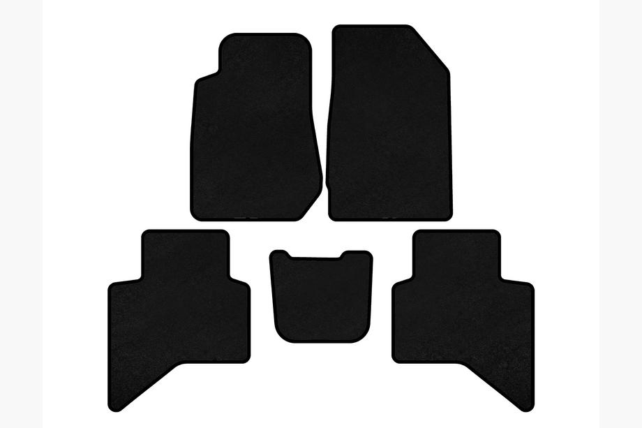 Isuzu D-Max 2019- Tapis de sol textile Premium (noir) Image