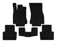 Jaguar XF 2009-2016 Tapis de sol textile Premium (noir) photo 1