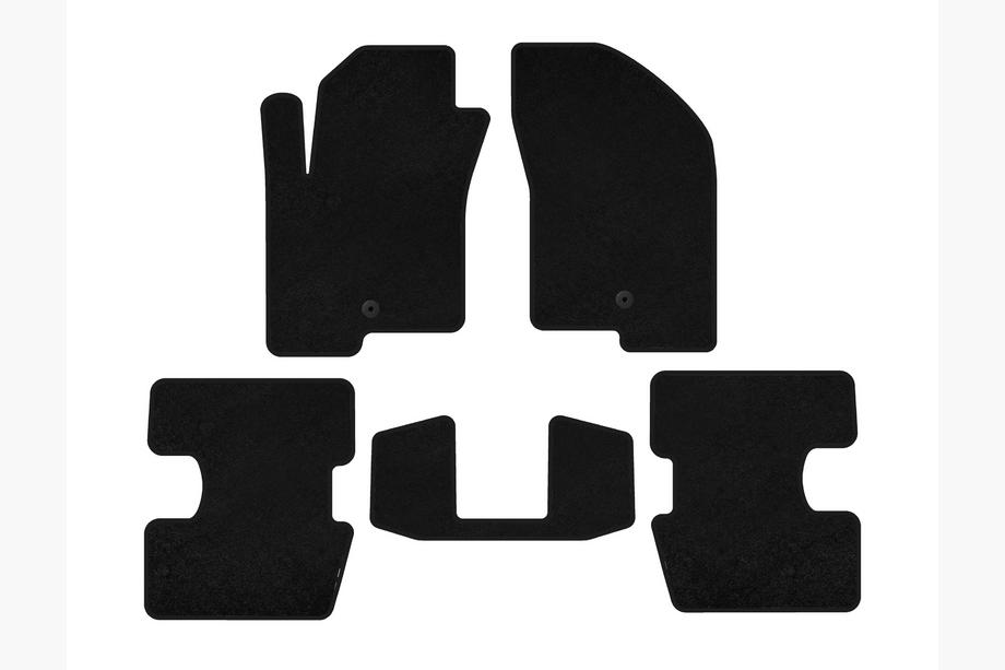 Jeep Patriot 2007-2016 Tapis de sol textile Premium (Noir) Image