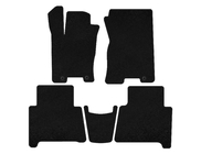 Kia Mohave 2008-2016 Tapis de sol textile Premium (2 rangées, Noir) photo 1