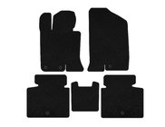 Kia Optima 2010-2016 Tapis de sol textile Premium V-2 (SD, Noir) photo 1
