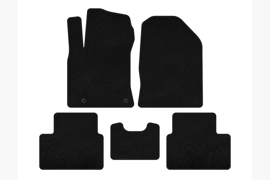 Kia Cerato 4 2019- Tapis de sol textile Premium (Noir) Image