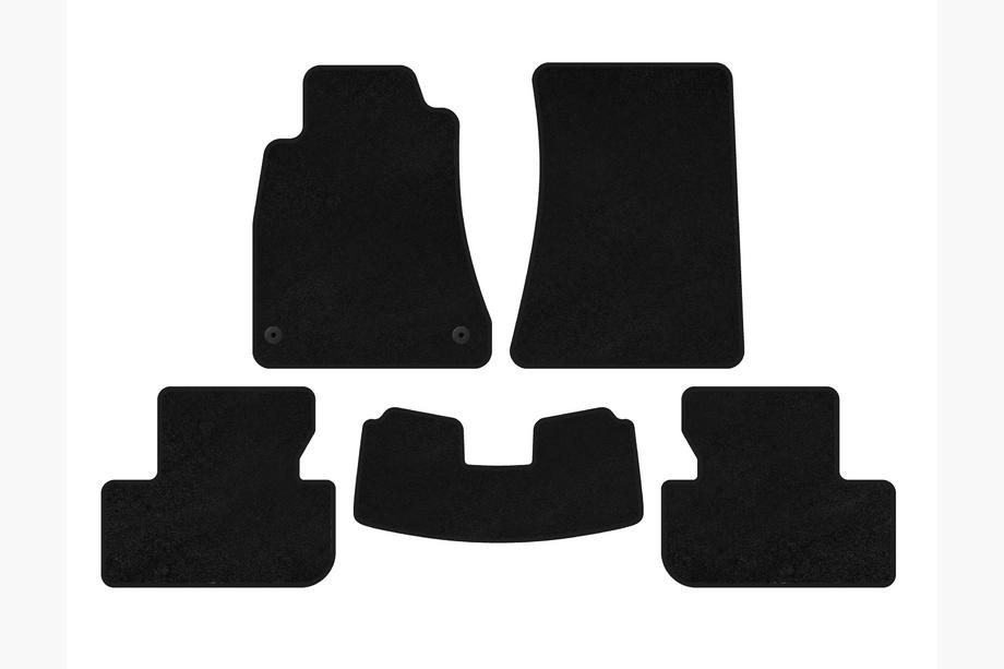 Lexus IS 2005-2013 Tapis de sol textile Premium (SD, 2WD, Noir) Image