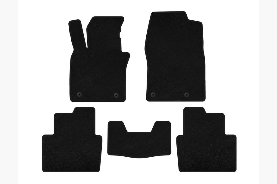 Mazda CX-30 2019- Tapis de sol textile Premium (Noir) Image