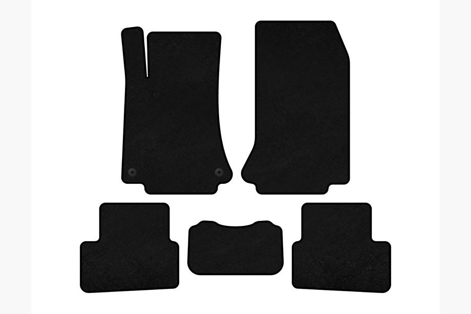 Mercedes A-class W176 2012-2018 Tapis de sol textile Premium (noir) Image