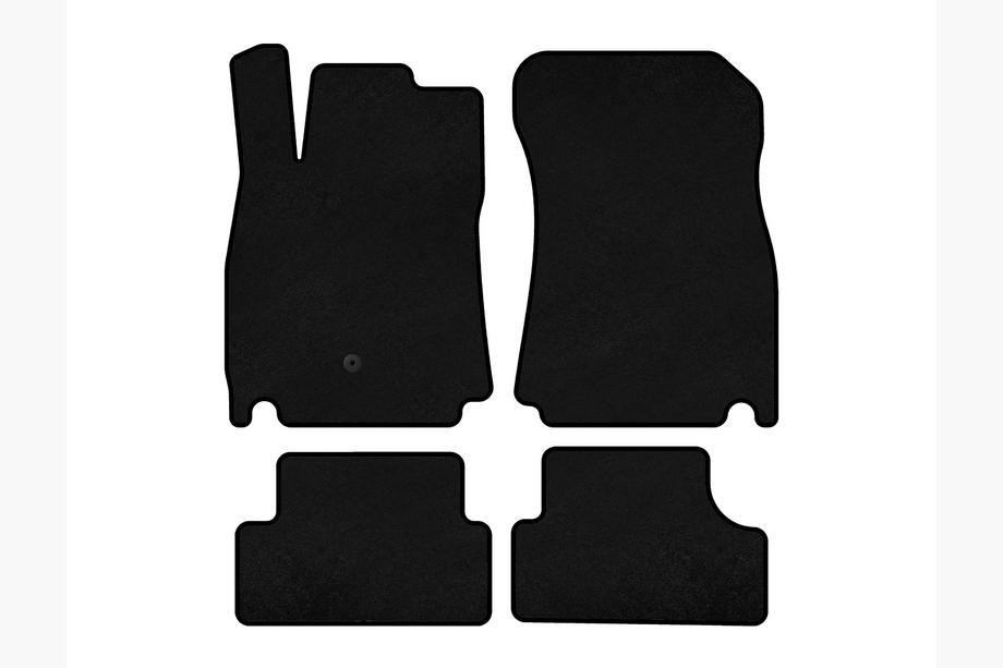 Mitsubishi Eclipse Cross 2017- Tapis de sol textile Premium (Coupé, Noir) Image