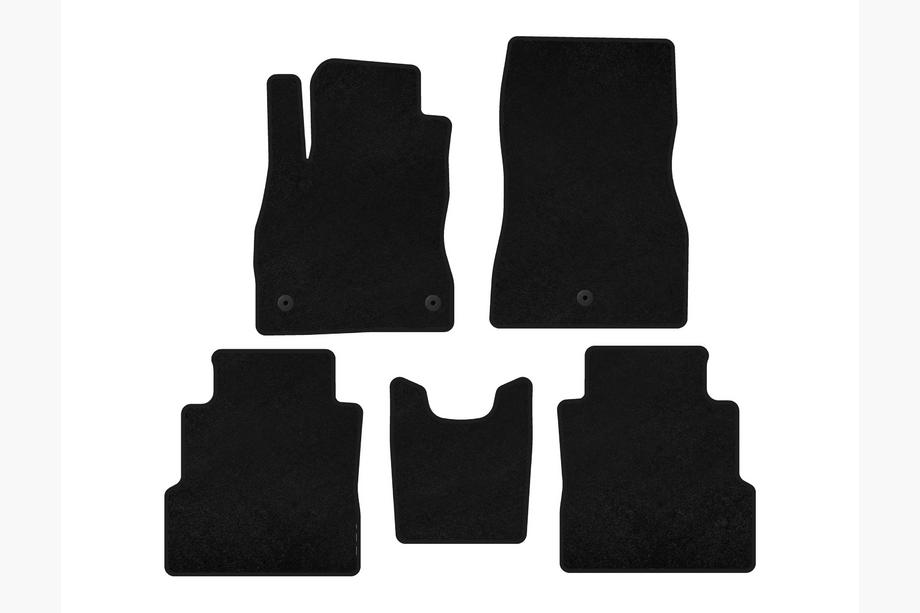 Nissan Kicks 2016- Tapis de sol textile Premium (Noir) Image