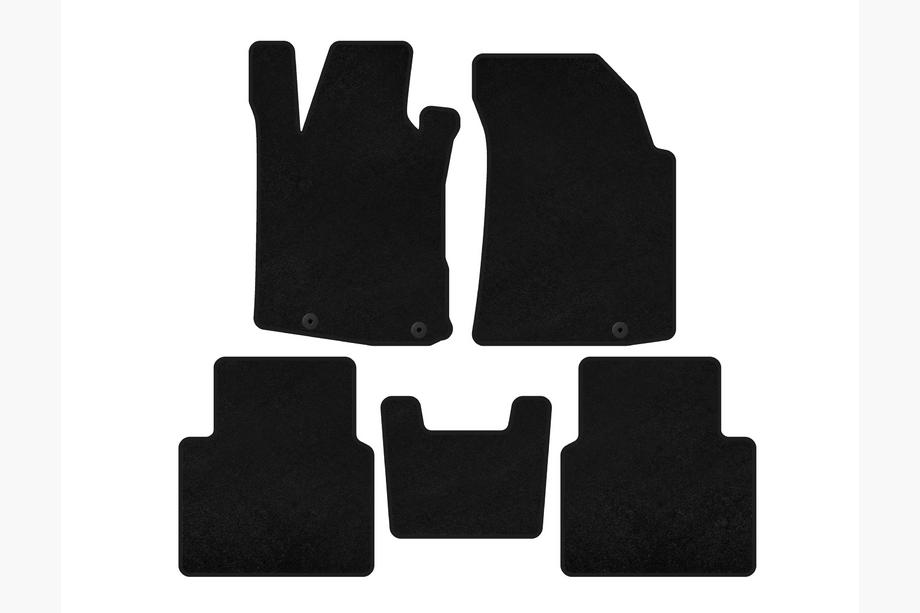 Nissan Maxima 2015-2023 Tapis de sol textile Premium (SD, Noir) Image