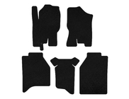Nissan Navara 2006-2015 Tapis de sol textiles Premium (sans rangements, noirs) photo 1
