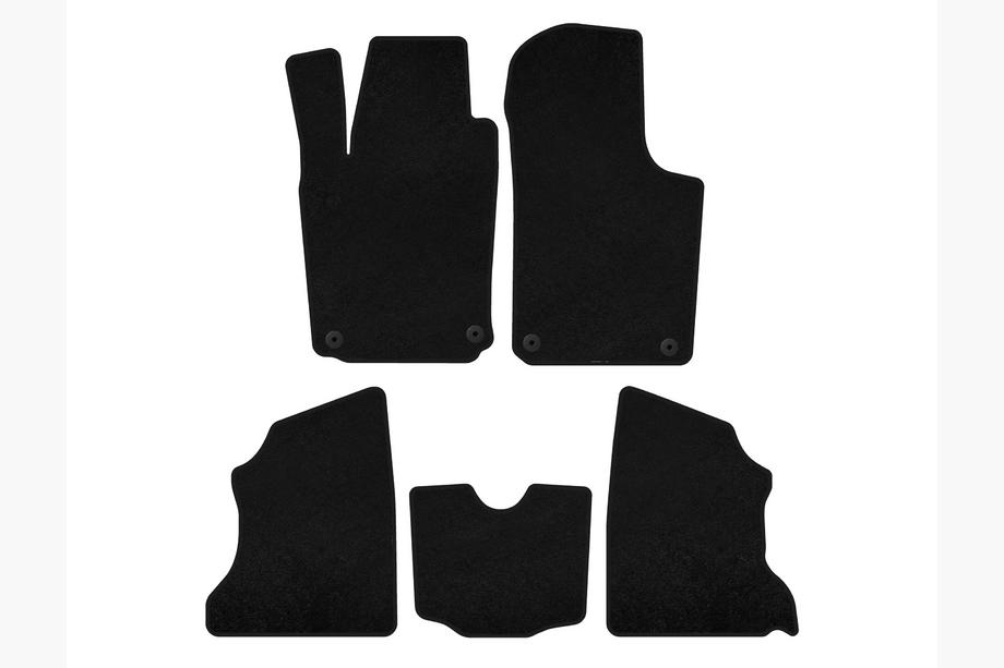 Opel Combo 2002–2012 Tapis de sol textile Premium (Noir) Image