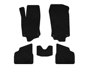 Opel Corsa C 2000-2006 Tapis de sol textile Premium (noir) photo 1