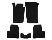 Peugeot 206 1998-2024 Tapis de sol textile Premium (1998-2009, noir) photo 1