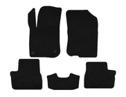 Peugeot 208 2012-2019 Tapis de sol textile Premium (HB, 5 portes, Noir) photo 1