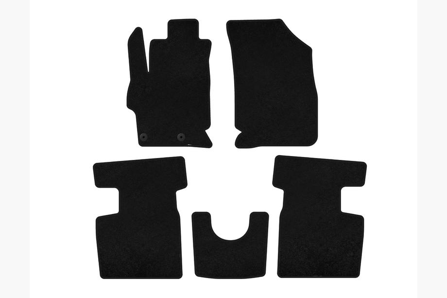 Peugeot 301 2012- Tapis de sol textile Premium (2017+, SD, Noir) Image