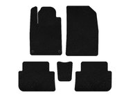 Peugeot 407 2004-2011 Tapis de sol textile Premium (SD, Noir) photo 1