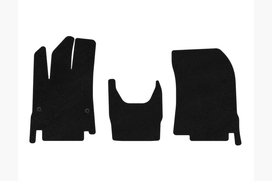 Peugeot Partner/Rifter 2019- Tapis de sol textile Premium (noir) Image